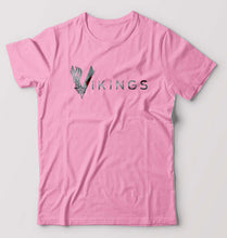 Load image into Gallery viewer, Vikings T-Shirt for Men-Light Baby Pink-Ektarfa.online
