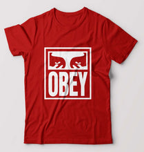 Load image into Gallery viewer, Obey T-Shirt for Men-Red-Ektarfa.online
