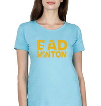 Load image into Gallery viewer, Badminton T-Shirt for Women-Light Blue-Ektarfa.online
