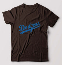 Load image into Gallery viewer, Los Angeles Dodgers T-Shirt for Men-Coffee Brown-Ektarfa.online
