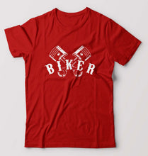 Load image into Gallery viewer, Biker T-Shirt for Men-Red-Ektarfa.online
