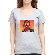 Load image into Gallery viewer, Asap Rocky T-Shirt for Women-Grey Melange-Ektarfa.online
