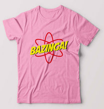 Load image into Gallery viewer, Sheldon Cooper Bazinga T-Shirt for Men-Light Baby Pink-Ektarfa.online
