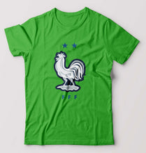 Load image into Gallery viewer, France Football T-Shirt for Men-Flag Green-Ektarfa.online
