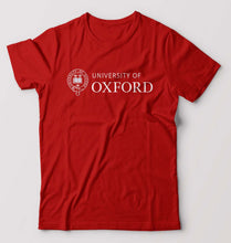 Load image into Gallery viewer, University of Oxford T-Shirt for Men-Red-Ektarfa.online
