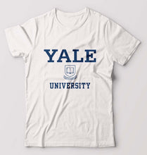 Load image into Gallery viewer, Yale University T-Shirt for Men-White-Ektarfa.online
