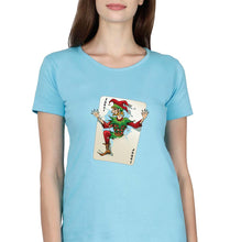 Load image into Gallery viewer, Joker T-Shirt for Women-Light Blue-Ektarfa.online
