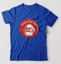 Load image into Gallery viewer, Karl Marx T-Shirt for Men-Royal Blue-Ektarfa.online

