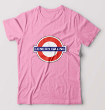 Load image into Gallery viewer, London Calling T-Shirt for Men-Light Baby Pink-Ektarfa.online
