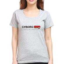 Load image into Gallery viewer, CYBORG009 CALL OF JUSTICE T-Shirt for Women-Grey Melange-Ektarfa.online
