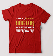 Load image into Gallery viewer, Doctor T-Shirt for Men-Red-Ektarfa.online
