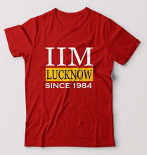 Load image into Gallery viewer, IIM Lucknow T-Shirt for Men-Red-Ektarfa.online

