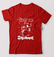 Load image into Gallery viewer, Drummer T-Shirt for Men-Red-Ektarfa.online
