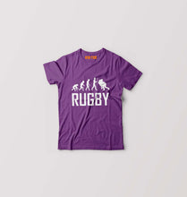 Load image into Gallery viewer, Rugby Evolution T-Shirt for Boy/Girl-Purple-Ektarfa.online
