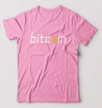 Load image into Gallery viewer, Cryptocurrency Bitcoin T-Shirt for Men-Light Baby Pink-Ektarfa.online
