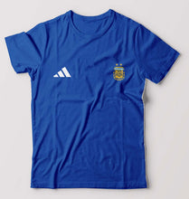 Load image into Gallery viewer, Argentina Football T-Shirt for Men-Royal Blue-Ektarfa.online
