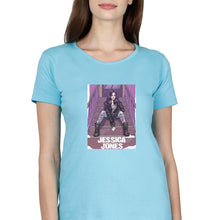 Load image into Gallery viewer, Jessica Jones T-Shirt for Women-Sky Blue-Ektarfa.online
