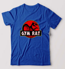 Load image into Gallery viewer, Gym Rat T-Shirt for Men-Royal Blue-Ektarfa.online
