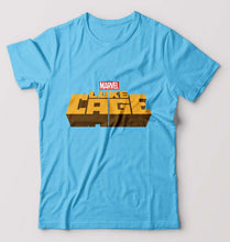 Load image into Gallery viewer, Luke Cage T-Shirt for Men-Light Blue-Ektarfa.online
