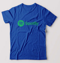 Load image into Gallery viewer, Spotify T-Shirt for Men-Royal Blue-Ektarfa.online
