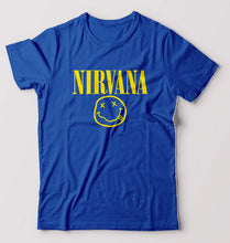 Load image into Gallery viewer, Nirvana T-Shirt for Men-Royal blue-Ektarfa.online
