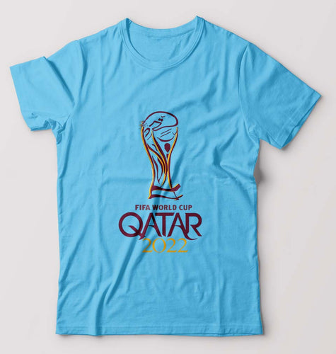 FIFA World Cup Qatar 2022 T-Shirt for Men-Light Blue-Ektarfa.online