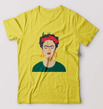 Load image into Gallery viewer, Frida Kahlo T-Shirt for Men-Yellow-Ektarfa.online
