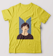 Load image into Gallery viewer, V-BTS(K-Pop) T-Shirt for Men-Yellow-Ektarfa.online
