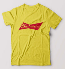 Load image into Gallery viewer, Budweiser T-Shirt for Men-Yellow-Ektarfa.online
