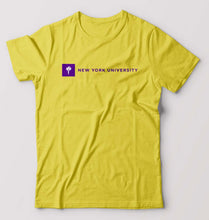 Load image into Gallery viewer, New York University T-Shirt for Men-Yellow-Ektarfa.online
