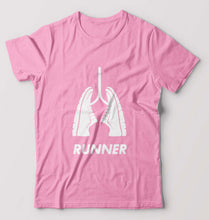 Load image into Gallery viewer, Runner Running T-Shirt for Men-Light Baby Pink-Ektarfa.online
