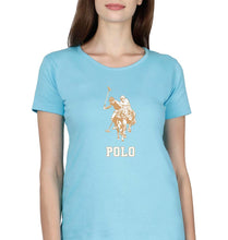 Load image into Gallery viewer, Polo T-Shirt for Women-Sky Blue-Ektarfa.online
