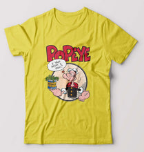 Load image into Gallery viewer, Popeye T-Shirt for Men-Yellow-Ektarfa.online
