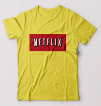 Load image into Gallery viewer, Netflix T-Shirt for Men-Yellow-Ektarfa.online
