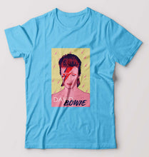 Load image into Gallery viewer, David Bowie T-Shirt for Men-Light Blue-Ektarfa.online
