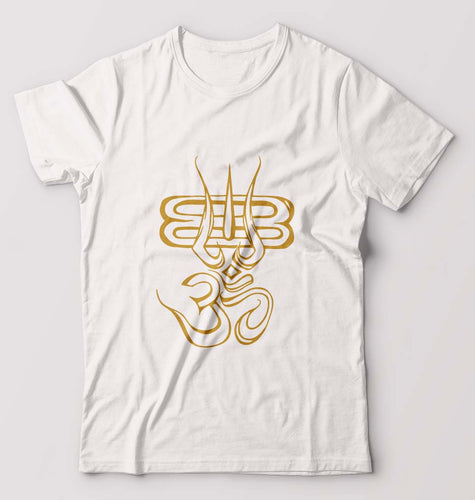 Mahakal Mahadev Bholenath Shiva Shivji T-Shirt for Men-White-Ektarfa.online