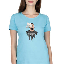 Load image into Gallery viewer, Nate Diaz UFC T-Shirt for Women-Light Blue-Ektarfa.online
