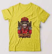Load image into Gallery viewer, Hip Hop Monkey T-Shirt for Men-Yellow-Ektarfa.online
