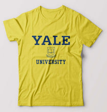 Load image into Gallery viewer, Yale University T-Shirt for Men-Yellow-Ektarfa.online
