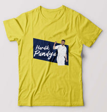 Load image into Gallery viewer, Hardik Pandya T-Shirt for Men-Yellow-Ektarfa.online
