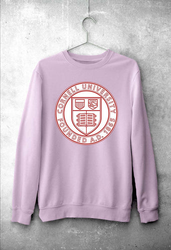 Cornell University Unisex Sweatshirt for Men/Women-Light Pink-Ektarfa.online