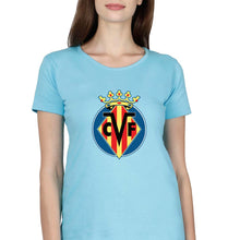 Load image into Gallery viewer, Villarreal T-Shirt for Women-Sky Blue-Ektarfa.online
