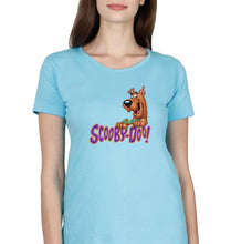 Load image into Gallery viewer, Scooby Doo T-Shirt for Women-Light Blue-Ektarfa.online
