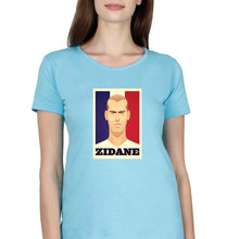 Load image into Gallery viewer, Zidane T-Shirt for Women-Light Blue-Ektarfa.online
