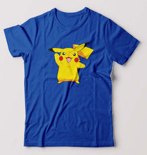 Load image into Gallery viewer, Pikachu T-Shirt for Men-Royal Blue-Ektarfa.online
