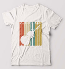 Load image into Gallery viewer, Double Bass Violin T-Shirt for Men-White-Ektarfa.online
