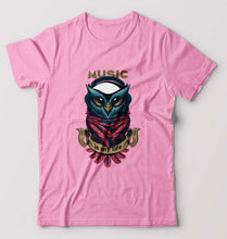 Load image into Gallery viewer, Owl Music T-Shirt for Men-Light Baby Pink-Ektarfa.online
