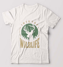 Load image into Gallery viewer, Deer T-Shirt for Men-White-Ektarfa.online
