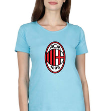 Load image into Gallery viewer, A.C. Milan T-Shirt for Women-Light Blue-Ektarfa.online
