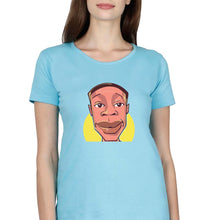 Load image into Gallery viewer, Khaby Lame T-Shirt for Women-Light Blue-Ektarfa.online
